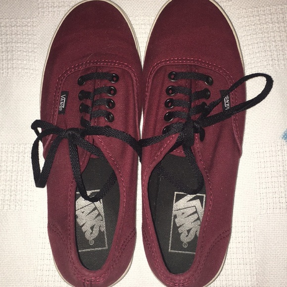 Vans Shoes - BURGUNDY AUTHENTIC VANS